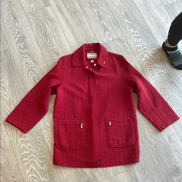 Red Quilted Jacket - Picture 1 of 7